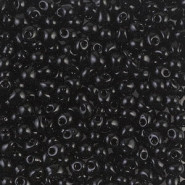 Miyuki druppel kralen 3,4mm Opaque black DP-401